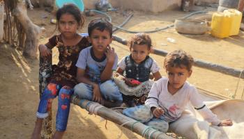 أطفال يمنيون في اليمن (محمد الوافي/ الأناضول)