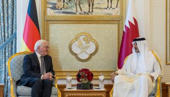 أمير قطر يلتقي الرئيس الألماني (الديوان الأميري)