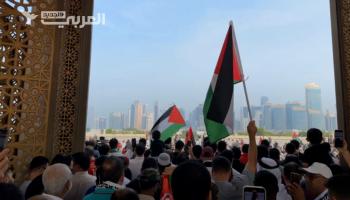 مسيرة حاشدة في قطر نصرةً لغزة في اليوم الـ 28 للعدوان