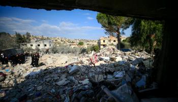 دمار في جنوب لبنان بسبب قصف إسرائيلي (فرانس برس)