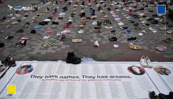 هولندا: معرض لـ 14 ألف حذاء طفل يستذكر أولئك الذين استهدوا في غزة