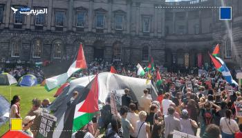 مظاهرات في اسكتلندا دعماً لغزة مع استمرار اعتصام طلاب جامعة إدنبرة