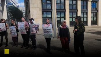 وقفة احتجاجية أمام محكمة حيفا للمطالبة بالإفراج عن محمد جبارين وأحمد خليفة من أم الفحم