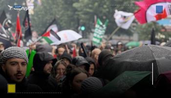 تظاهرة حاشدة في باريس تضامناً مع غزة وتنديداً بجرائم الاحتلال الإسرائيلي