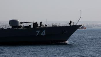 سفينة إيرانية/بحر عمان/عطا كيناري/فرانس برس