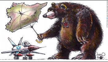 كاريكاتير روسيا واسرائيل / حبيب