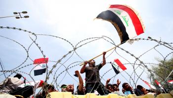 العراق/احتجاجات العراق/حيدر محمد علي/فرانس برس