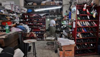 مصانع الأحذية في قطاع غزة