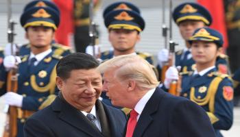ترامب والرئيس الصيني/ Getty