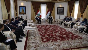 العراق/سياسة/زيارة عون/(الوكالة الوطنية اللبنانية للإعلام)