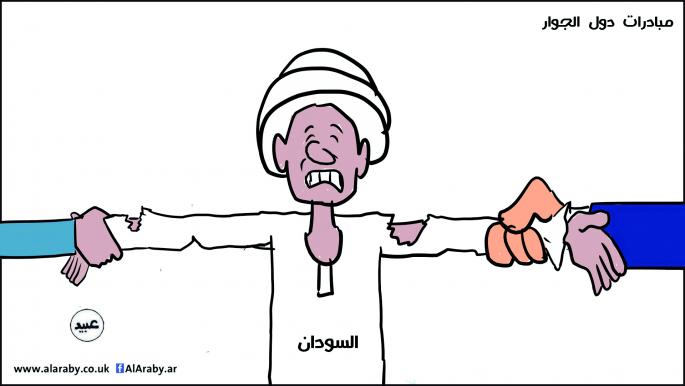 كاريكاتير مبادرات دول الجوار / عبيد 