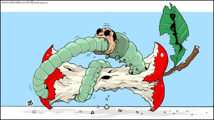 كاريكاتير فساد السيسي / حجاج