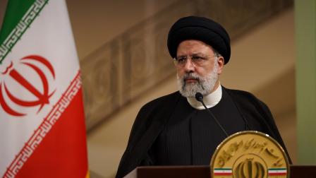 الرئيس الإيراني الراحل إبراهيم رئيسي، طهران 29 إبريل 2023 (Getty)