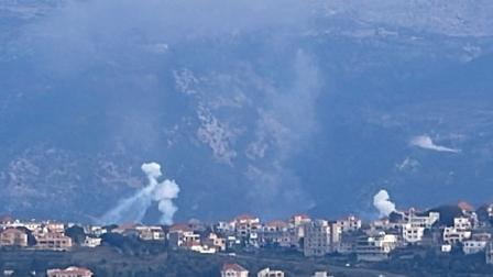 صورة تظهر استخدام إسرائيل الفسفور الأبيض بقصف لبنان، 20 ديسمبر 2023 (Getty)
