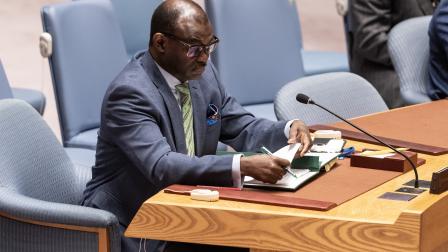 الحارث إدريس سفير السودان لدى الأمم المتحدة (Getty)