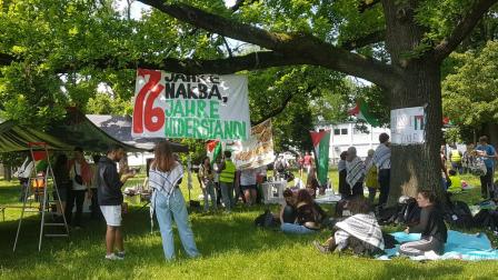 جامعة ألمانية تضامن مع غزة/مجتمع/تيوتر