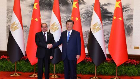 خلال استقبال الرئيس الصيني نظيره المصري في بكين، 29 مايو 2024 (فيسبوك)