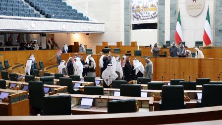 خلال جلسة في مجلس الأمة الكويتي، 16 يناير 2024 (ياسر الزيات/فرانس برس)