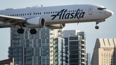 Getty-Alaska Airlines Arrives at San Diego