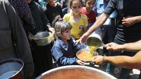 شبح المجاعة يهدد سكان غزة، 13 مايو 2024 (الأناضول)
