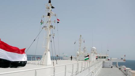 سفينة غالاكسي ليدر، ساحل الحديدة 12 مايو 2024 (محمد حمود/Getty)